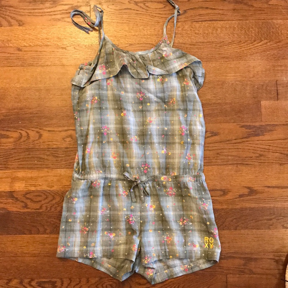 Adorable Plaid Roxy Romper